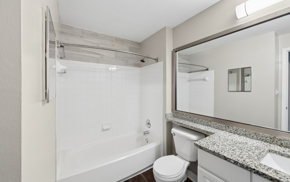 B1 - 2 bedroom floorplan layout with 1 bathroom and 893 square feet (Bathroom)